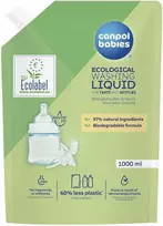 CANPOL BABIES ekologiškas žindukų ir buteliukų plovimo skystis, papildymas, 1000 ml, 1/501