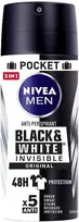 Nivea Men Juodas & Baltas Invisible Original Dezodorantas Purškiklis, 100 ml