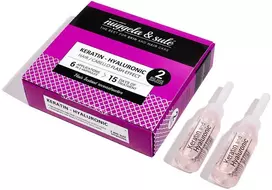 Nuggela Amp Sule "Nuggela - Sulé Keratin Hyaluronic Ampoules" Ampulės plaukams su keratinu Pack 2x
