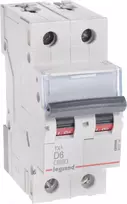 Legrand Jungiklis 2P D 6A 6kA AC S302 TX3 (403734)
