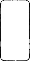 Dėklas Iphone Lcd iPhone 11 lipni juosta, skirta LCD juodai