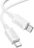 USB-C laidas į USB-C Hoco 3A 60W 1 m X107 baltas