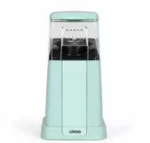 Spragintų kukurūzų aparatas Livoo DOM497 1200W 100g be aliejaus mėtinė mėlyna