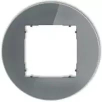 Karlik Elektrotechnik Karlik Vieno rėmo Karlik Icon 28-28-IRSO-1 universalus apvalus stiklo efektas, matinis grafitas
