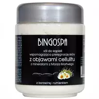 Bingospa Anticeliulitinė vonios druska su Negyvosios jūros mineralais ir purvu 550g