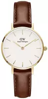 Laikrodis Daniel Wellington Petite 28 ST Mawes Gold Baltas DW00100552