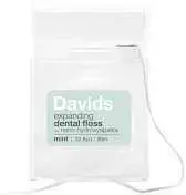 Davids Hydroxi™ natūralus plonas dantų siūlas su nanohidroksiapatitu, 30 m.