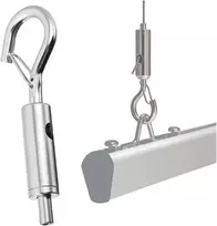 Oem Plieninio kabelio tvirtinimas - D tipo 5.9x6 mm - plieninio kabelio spaustukas