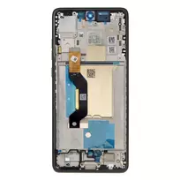 Dėklas Motorola Edge 60 LCD ekranas + lietimui jautrus skydelis + priekinis dangtelis su „Shamrock“ logotipu (pakeitimo paketas)