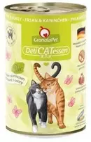 Fox4Pets Drėgnas Kačių Maistas - GRANATAPET DeliCATessen Paukštiena ir Triušis 400g Be Grūdų