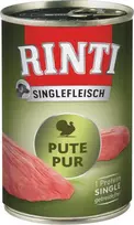 Šunų Maistas - RINTI Singlefleisch Exclusive Turkijos Drėgnas Maistas 400g Be Glitimo