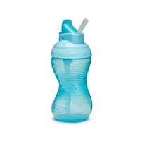 MUNCHKIN gertuvė su šiaudeliu, SIMPLE CLEAN, mėlyna, 90469, 237 ml
