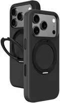 AmazingThing Cloudie Apple iPhone 17 Pro dėklas with Stand – juodos spalvos