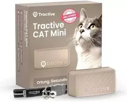 Tractive GPS CAT Mini GPS sekiklis katėms, rudas