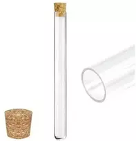 PP plastikinis mėgintuvėlis 15x150mm su kamščiu