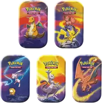 Pokémon Kanto Powers Mini Tin metalinė kortų dėžutė su 2 booster pakeliais