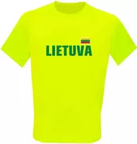 KS Sportiniai Marškinėliai Lietuva (Vytis Ant Nugaros), Dydis: S