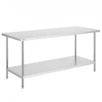 Vevor Nerūdijančio plieno paruošiamasis stalas 76x183x86 cm