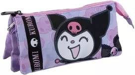 CERDÁ Hello Kitty Kuromi triple pencil case