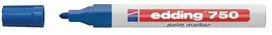 Edding 750 Dažų žymeklis mėlynas 2-4 mm (10 vnt. dėžutėje)