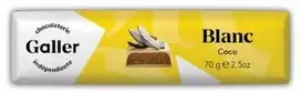 Chocolate bar Galler Baltas Coconut, 70 g