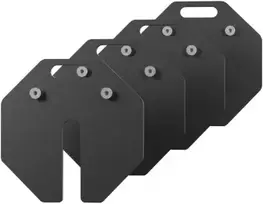 None Papildomų svorio plokščių rinkinys Tunturi Rapid Add-on kit, 8kg, 4 x 2kg