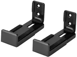 LogiLink Soundbar wall mount, for 9-15.4 cm width, max. 15 kg, juodas, Wall mount, Acrylonitrile butadiene styrene (ABS), Steel, Juodas, 15 kg, 9 cm, 15.4 cm
