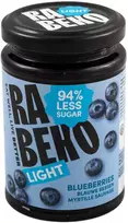 Rabeko Light Jam 230 g Mėlynių džemas less sugar