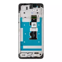 Dėklas Motorola G06 Power LCD Ekranas + Touch Unit + Front Cover Juodas (Service Pack)