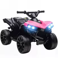 Vaikiškas elektrinis keturratis Rožinis