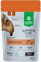 Nature's Protection Nature’s Protection SUPERIOR CARE Raudona Coat begrūdis Adult lašiša&Krill 85g
