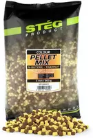 Peletės STEG Color Pellet mix 800g 5mm - Sviesto rūgštis & Tigrinis riešutas