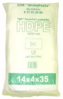 Bikuvalt Fasavimo maišeliai HDPE 14/4*35 8 mikronai