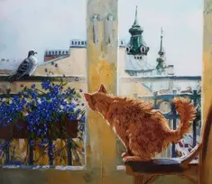 Panna Klart Siuvinėjimo kryželiu rinkinys PANNA „Medžiotojas“, 25x22 cm