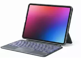 „Inateck KB403-10“ baterijos „iPad“ klaviatūros dėklas su QWERTZ funkcija