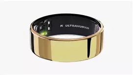 Išmanusis laikrodis Amazfit ULTRAHUMAN Ring Air - Smart Ring für Frauen und Männer - Schlaf -und Fitness Tracking Wearable - Herzfrequenz - Smartring Bionic Gold Dydis 10