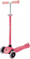 GLOBBER paspirtukas Primo Plus Glow Lights, koralinis rožinis, 443-110