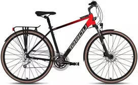 Dviratis Tabou Kinetic 3 juodas-red-L / 21" (Dydis: L / 21")