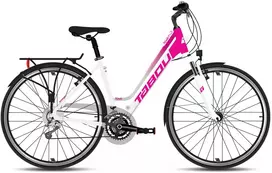 Dviratis Tabou Kinetic 2 W baltas-fuxia-S / 17" (Dydis: S / 17")