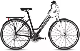 Dviratis Tabou Kinetic 1 W juodas-baltas-S / 17" (Dydis: S / 17")