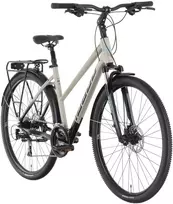 Dviratis Tabou Flow 2 EQ W juodas-pilkas-M / 19" (Dydis: M / 19")