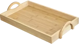 Bambukinis padėklas FLORINA 44 × 27 × 4.5 cm