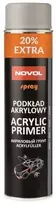 Aerozolinis pilkas akrilinis gruntas ACRYL PRIMER 600ml │Novol