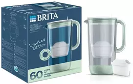 Vandens filtravimo ąsotis BRITA Glass Jug | 60-ojo jubiliejaus ribotas leidimas | Žalios spalvos | 2,5 l