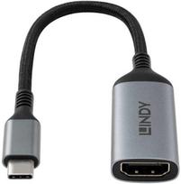 Adapteris - Lindy USB Type C į HDMI 8K60 konverteris, 8K@60Hz, kompaktiškas