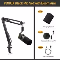 DĖMESIO! PAŽEISTA PAKUOTĖ! maono PD100XS Dinaminis Mikrofonas | Juodas
