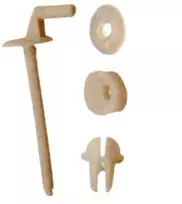 Tvirtinimo varžtas klozeto dangčiui Jika Lyra 91271, plastikinis