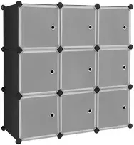 Songmics Spintelė 93 x 31 x 93 cm 9 skyreliai