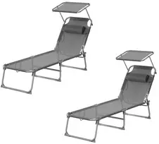 Songmics Lauko gultas 189 x 53 x 28,5 cm 2 vnt.