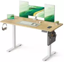 Songmics Elektrinis rašomasis stalas 140 x 60 x (72–120) cm